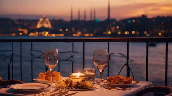 İki Kişi için Tarihi Vapurda Terasta Akşam Yemeği Deneyim hediyeleri - İki Kişi için Tarihi Vapurda Terasta Akşam Yemeği
