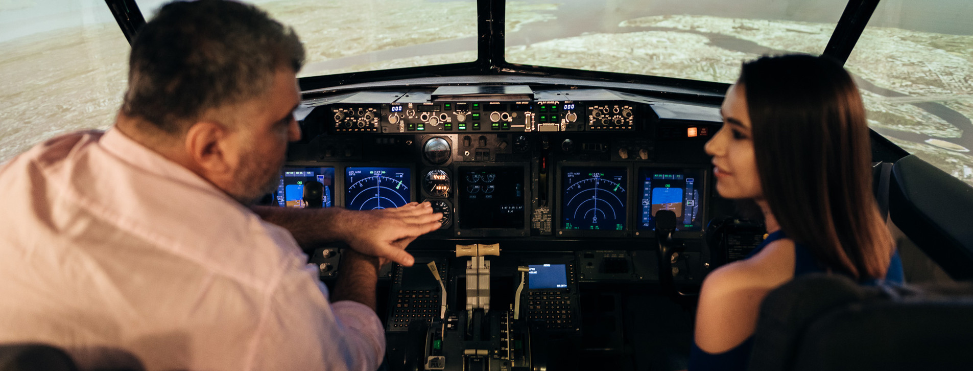 Fotoğraf 1 - İki Kişi için Boeing 737 Uçuş Simülatörü Deneyimi