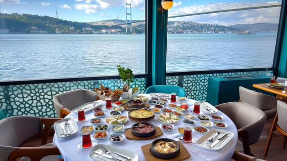 Aile için Tarihi Vapurda Terasta Kahvaltılı Boğaz Turu Aile için Tarihi Vapurda Terasta Kahvaltılı Boğaz Turu
