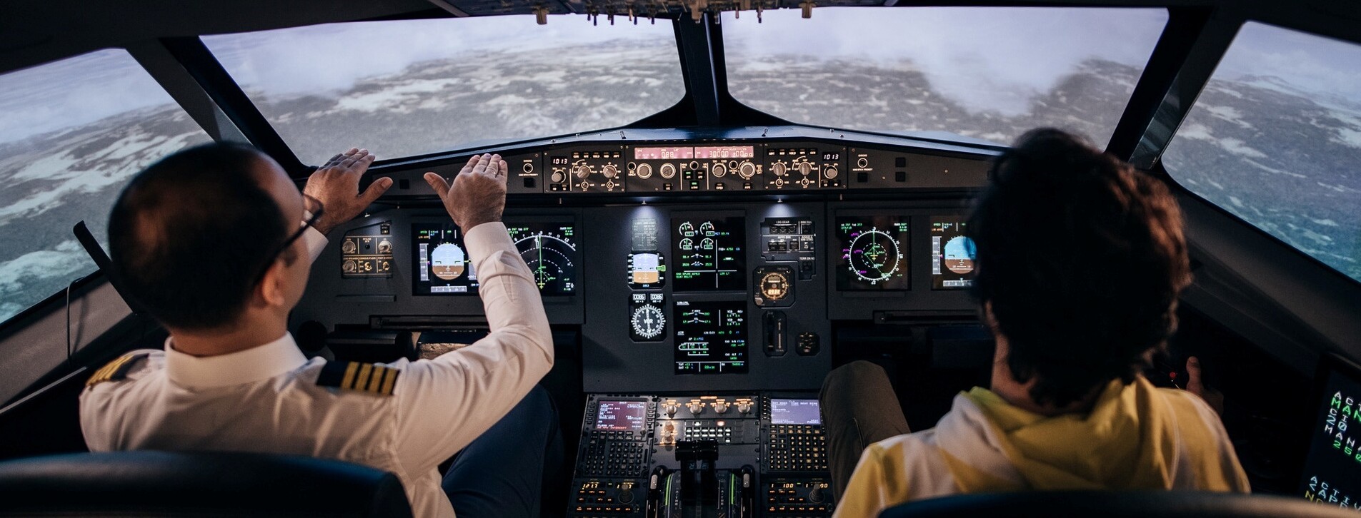 Fotoğraf 1 - İstanbul'da İki Kişi için Airbus A320 Uçuş Simülatörü Deneyimi