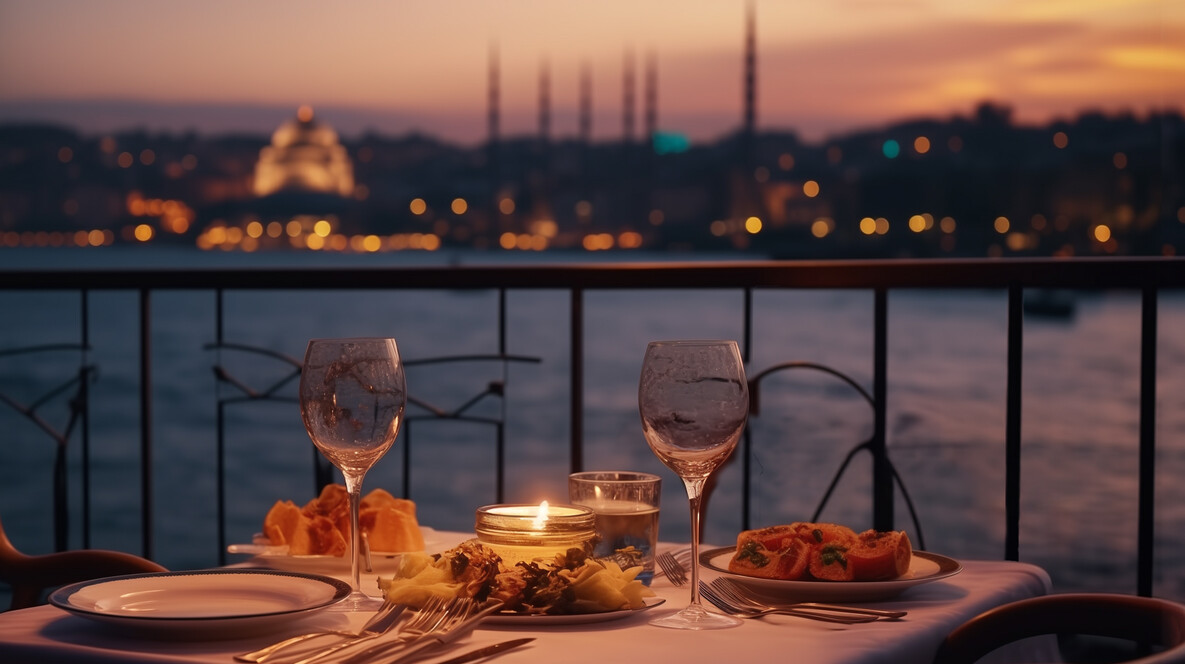 İki Kişi için Tarihi Vapurda Terasta Akşam Yemeği Çiftlere Hediyeler Muğla'da - İki Kişi için Tarihi Vapurda Terasta Akşam Yemeği