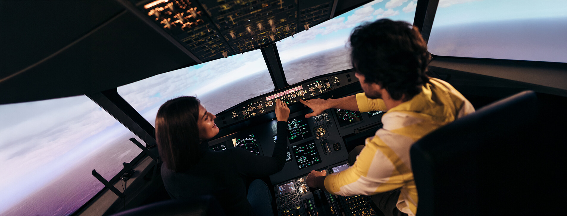 Fotoğraf 1 - İstanbul'da İki Kişi için Airbus A320 Uçuş Simülatörü Deneyimi