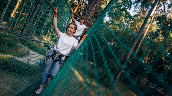 Arkadaş Grubu için İpli Parkur Yunus Akvaryumu Bursa'da - Arkadaş Grubu için İpli Parkur