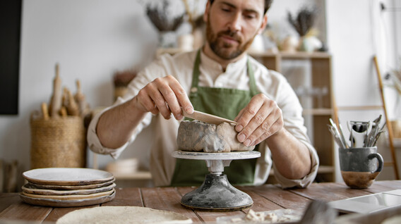 İki kişi için Çömlek Atölyesi İki kişi için Çömlek Atölyesi