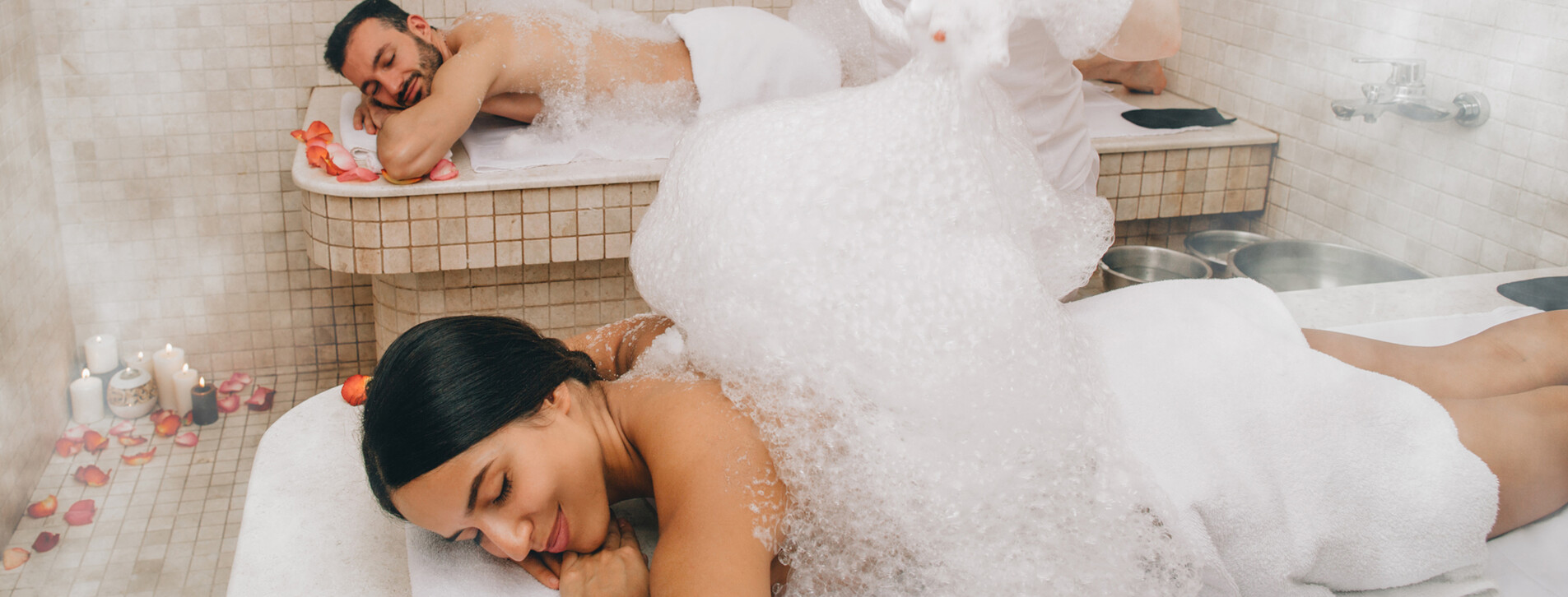 Fotoğraf 1 - İki Kişi için Geleneksel Kese & Köpük Masajı