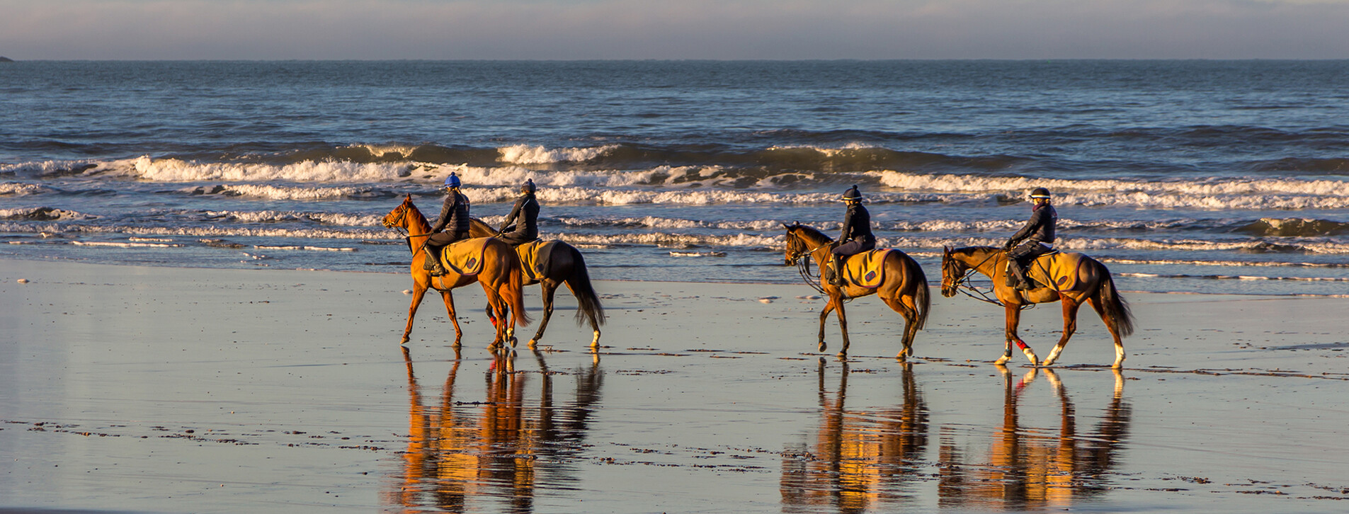 Fotoğraf 1 - Aile için Gün Doğumunda Kumsalda At Gezisi
