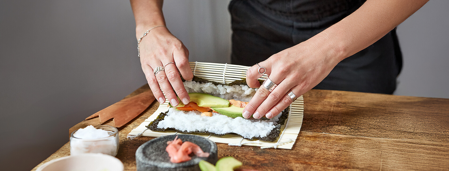 Fotoğraf 1 - İki Kişi için Sushi Yapım Dersi
